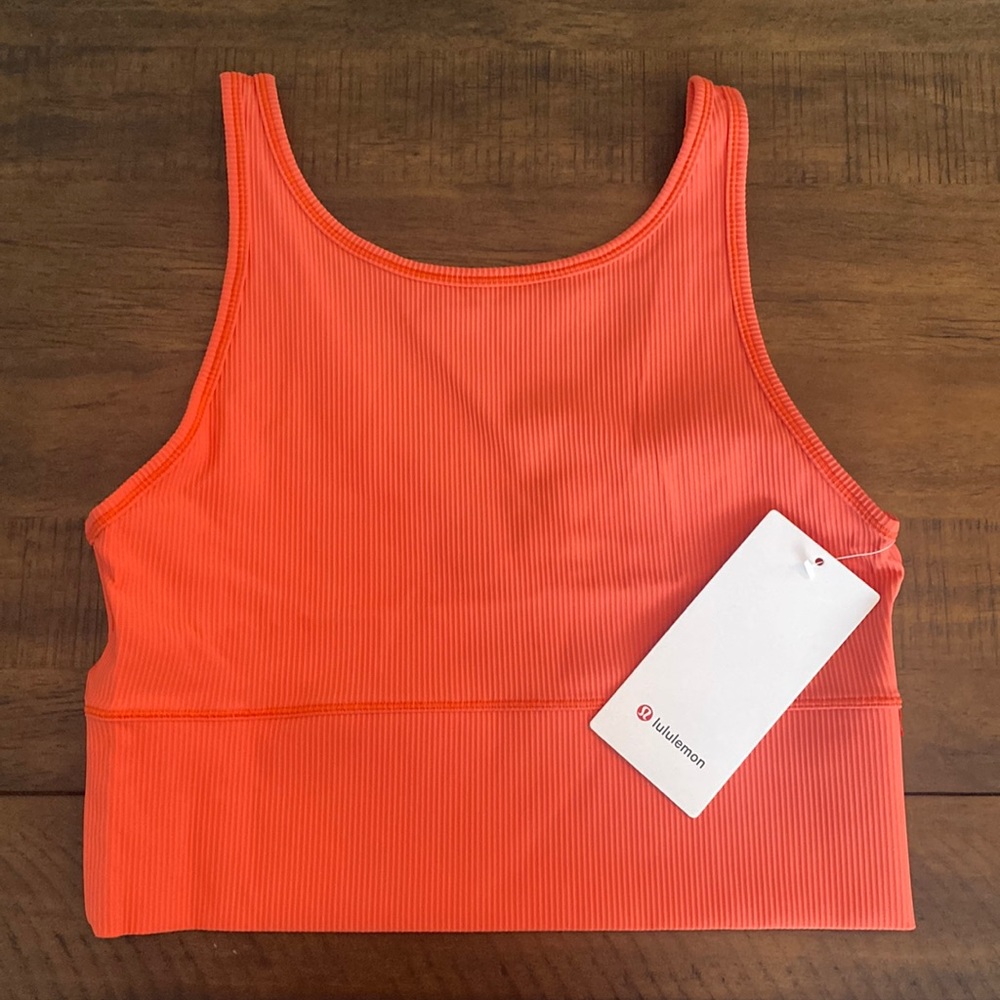 lululemon athletica Orange Crop Top